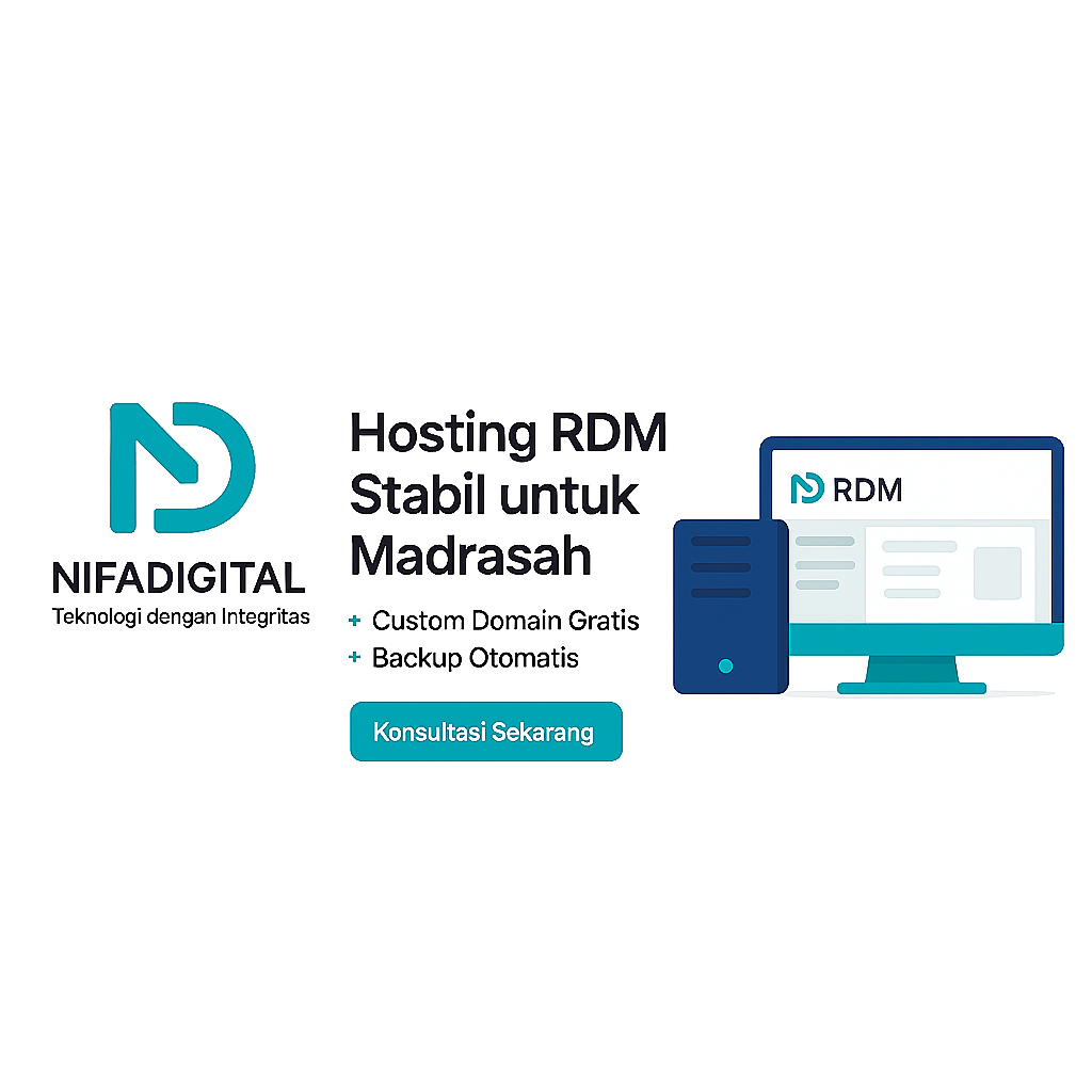 Jasa Hosting Rapor Digital Madrasah (RDM) Siap Pakai